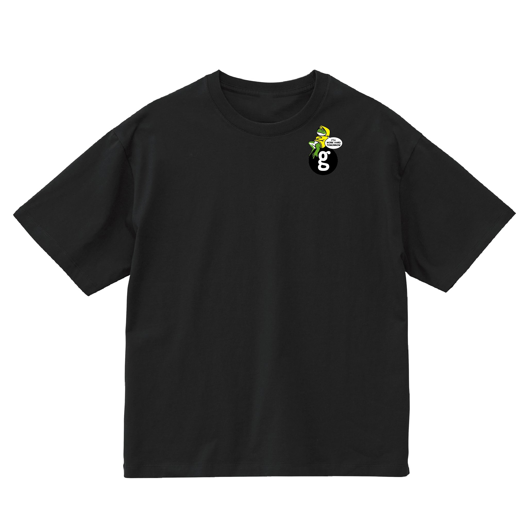 【働かない日】専用Tシャツ(かえるver.)