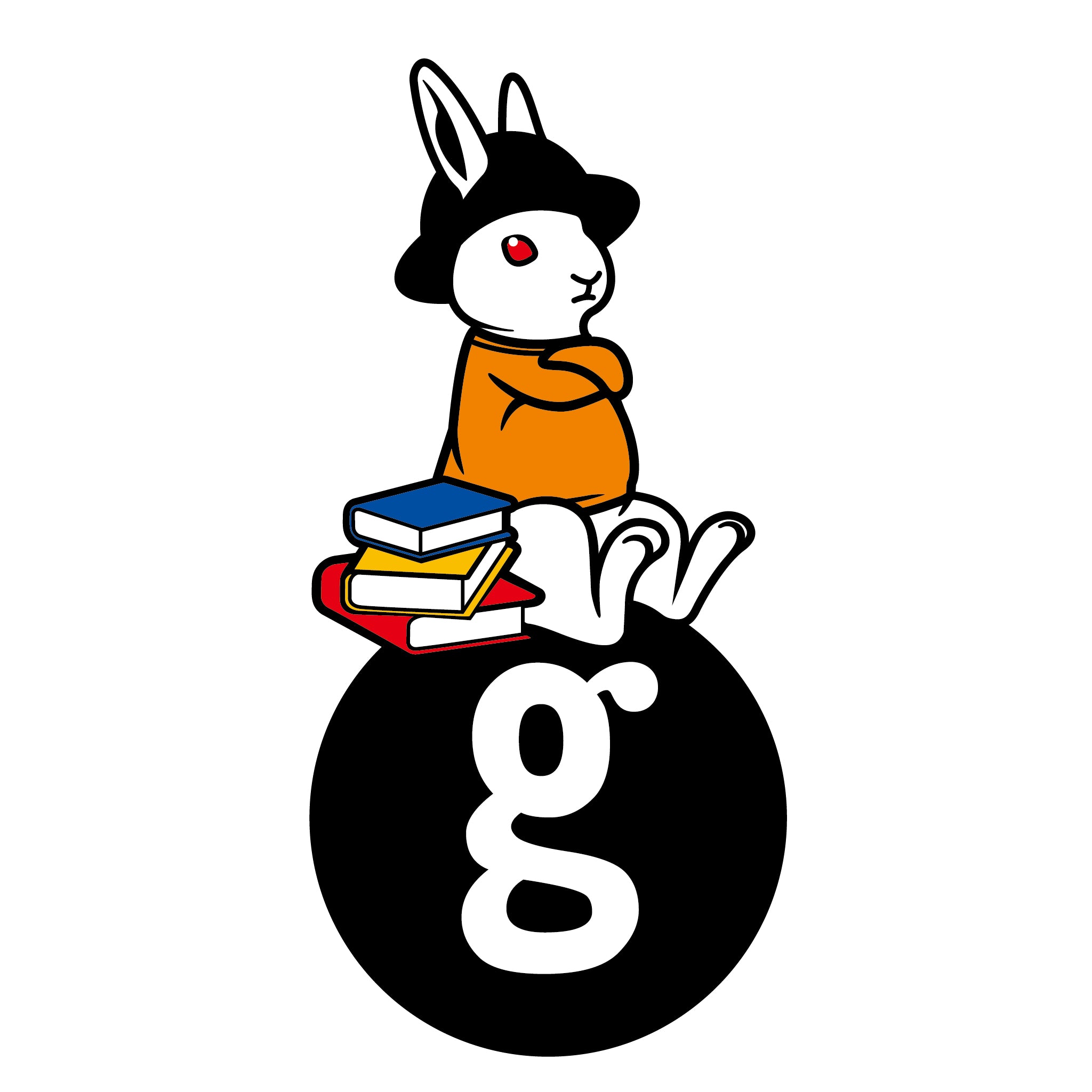 【読書】専用Tシャツ CHOOSE YOUR GEEK. うさぎver.