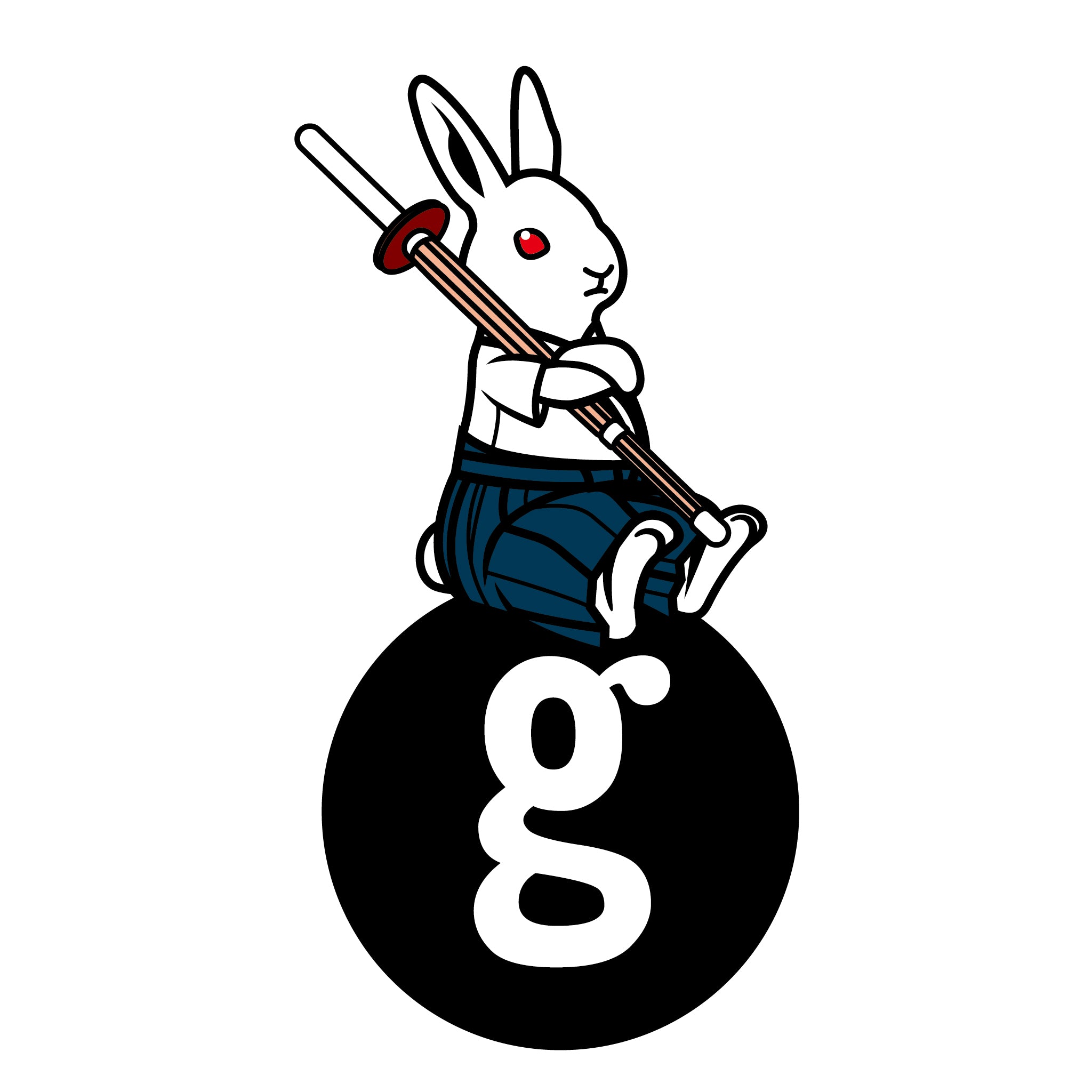 【剣道】専用Tシャツ CHOOSE YOUR GEEK. うさぎver.