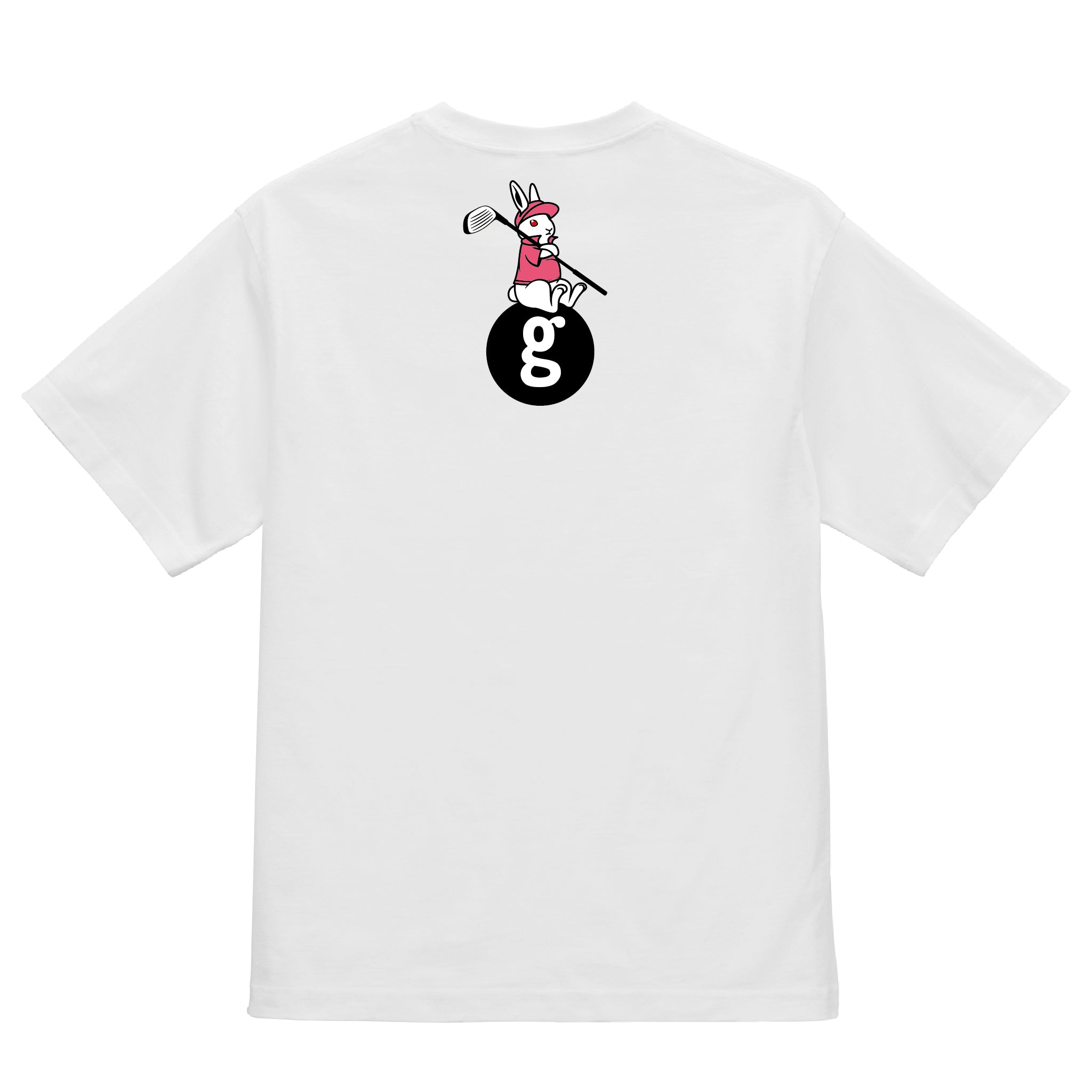 【ゴルフ】専用Tシャツ CHOOSE YOUR GEEK. うさぎver.