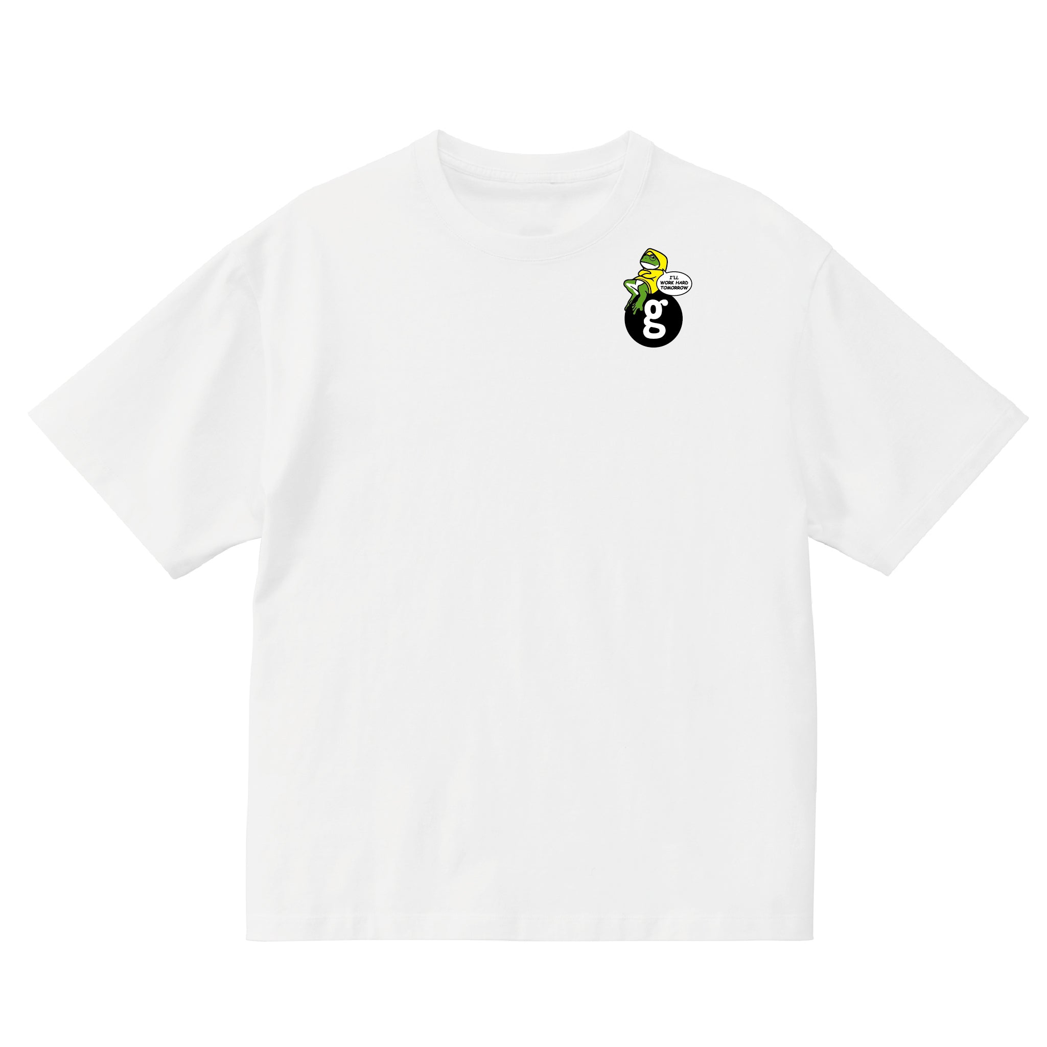 【働かない日】専用Tシャツ（かえるver.）