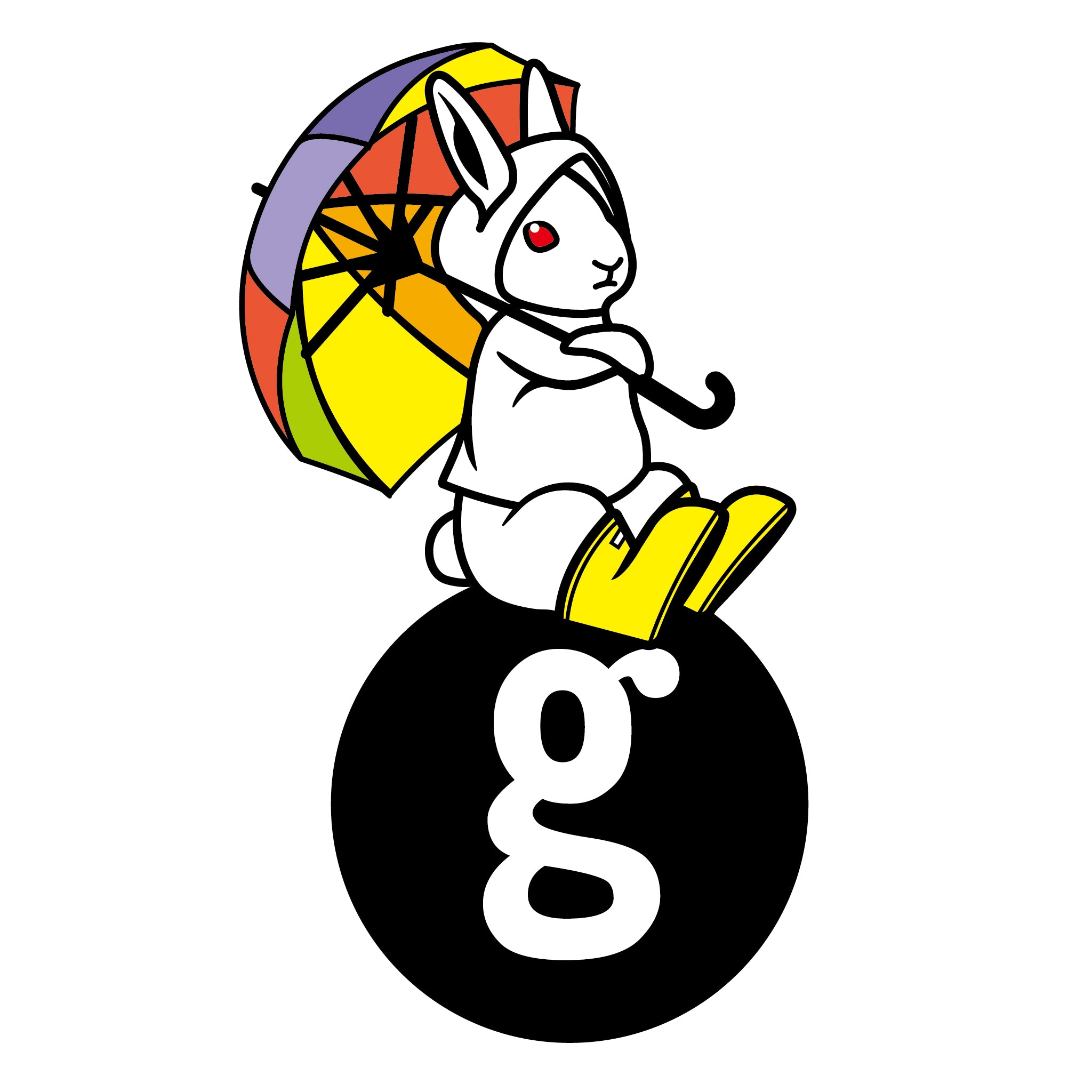 【雨の日】専用Tシャツ CHOOSE YOUR GEEK. うさぎver.