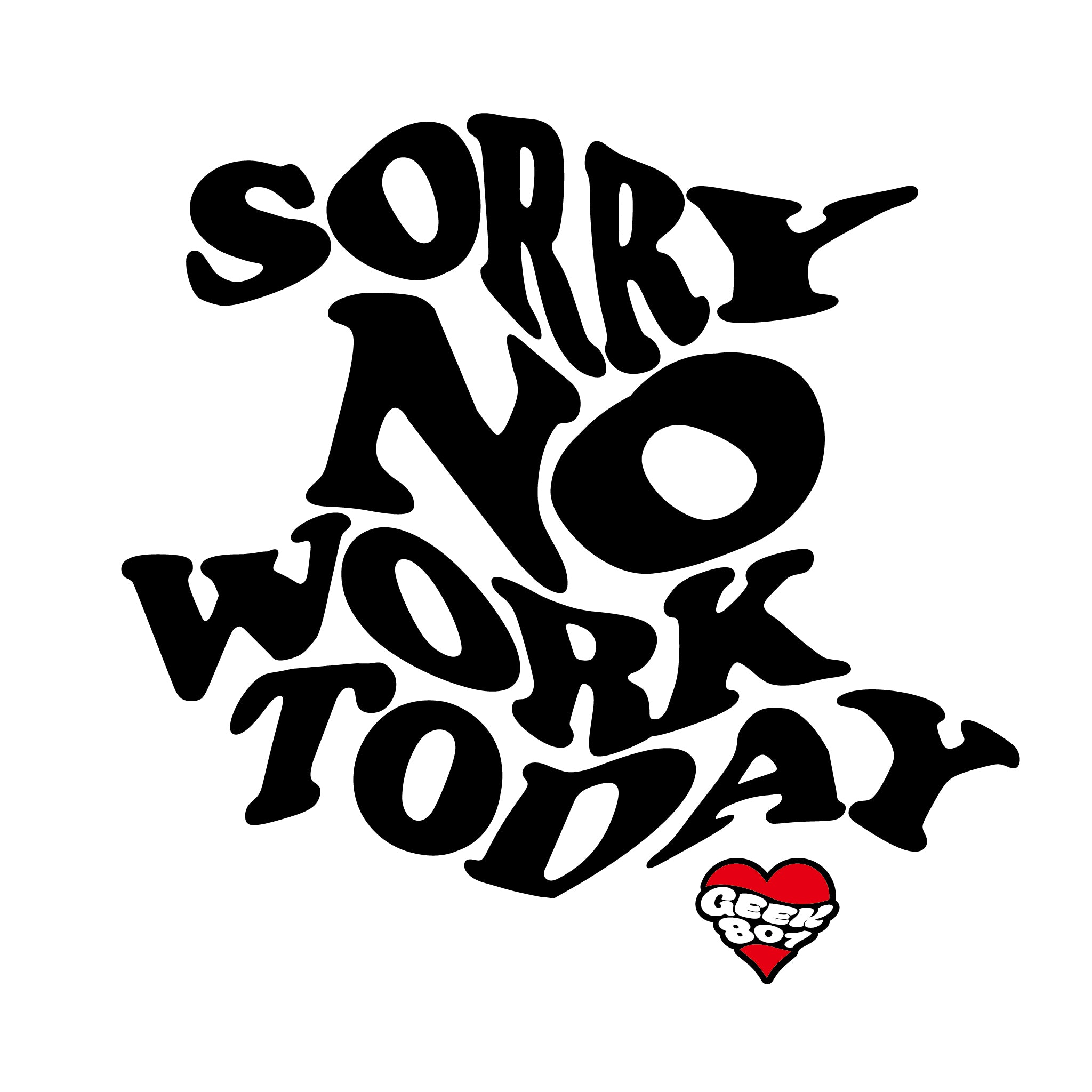 【働かない日】専用Tシャツ（うさぎver.）