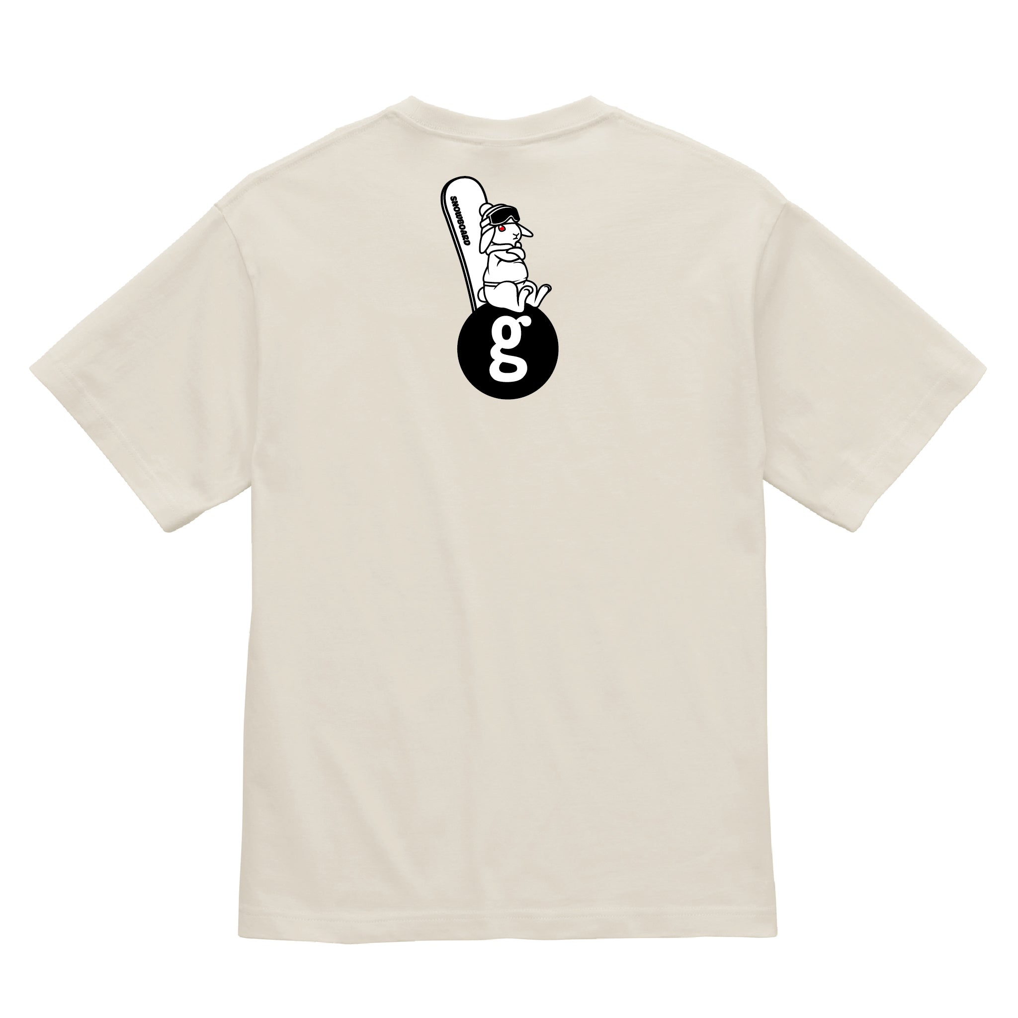 【スノーボード】専用Tシャツ CHOOSE YOUR GEEK. うさぎver.