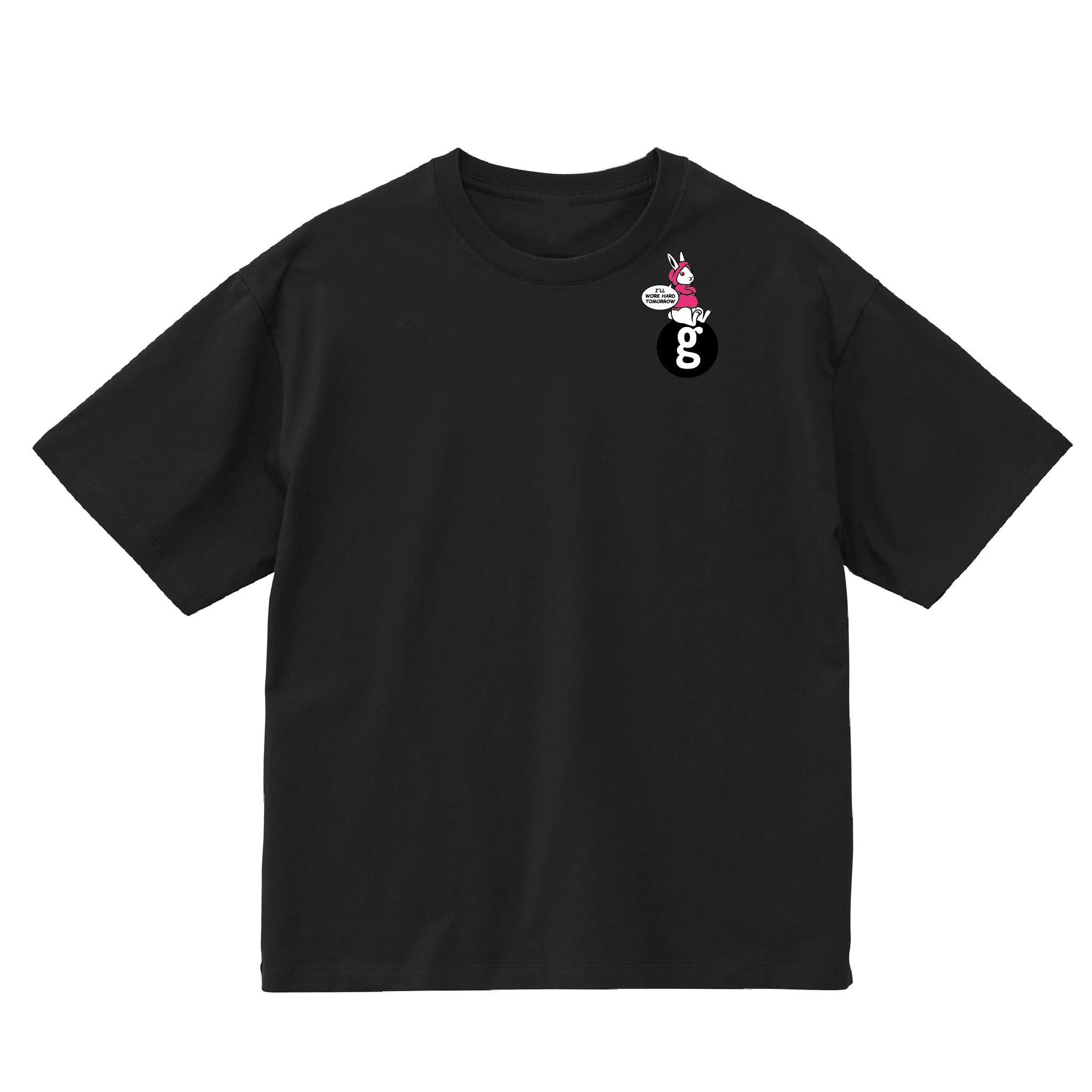 【働かない日】専用Tシャツ（うさぎver.）