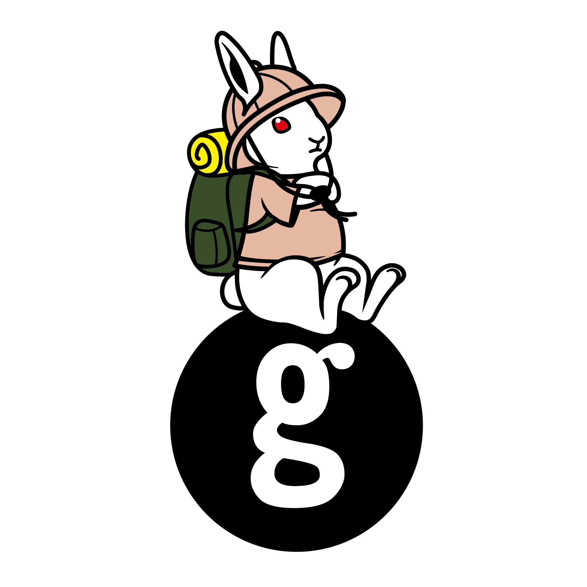 【山】専用Tシャツ CHOOSE YOUR GEEK. うさぎver.
